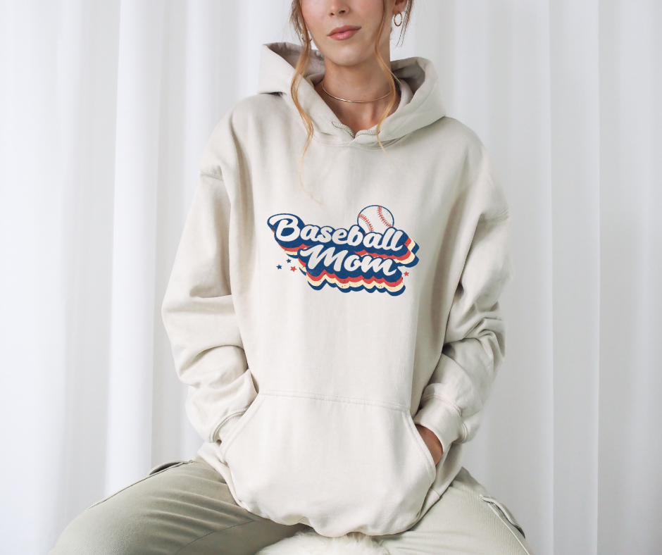 Baseball mom hoodie new arrivals