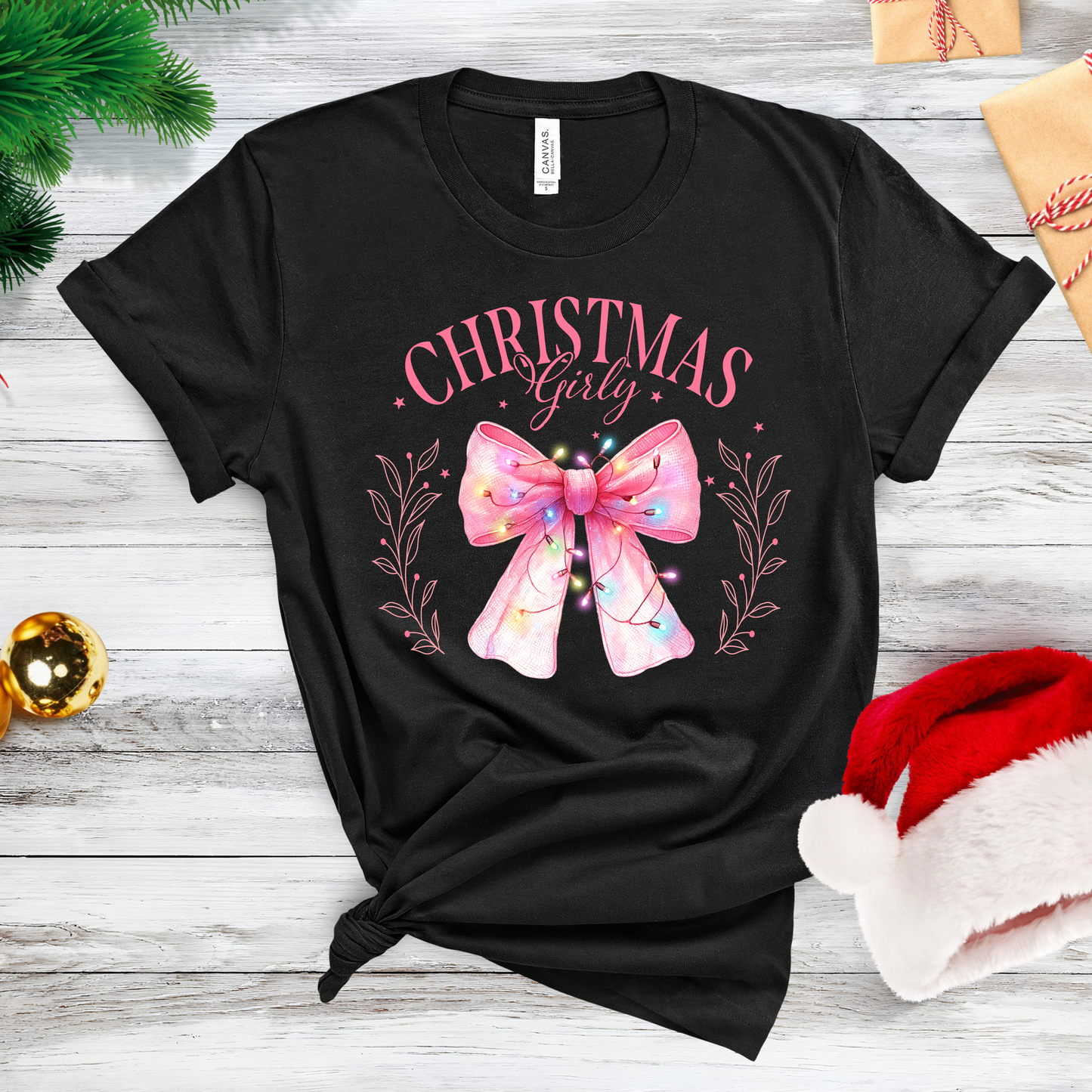 ***PREORDER*** Christmas Girly Tee