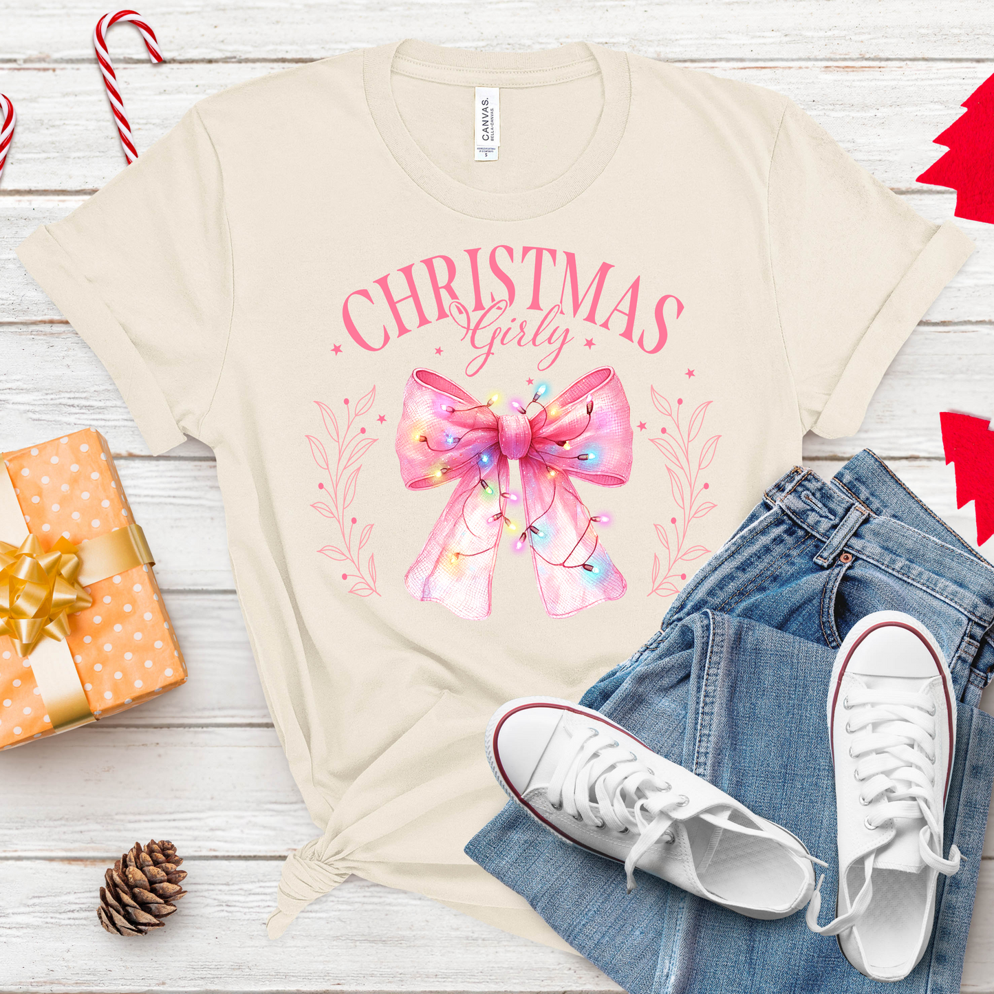 ***PREORDER*** Christmas Girly Tee
