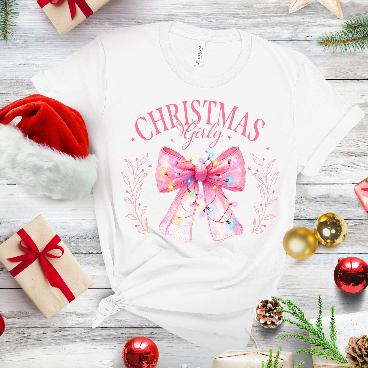***PREORDER*** Christmas Girly Tee