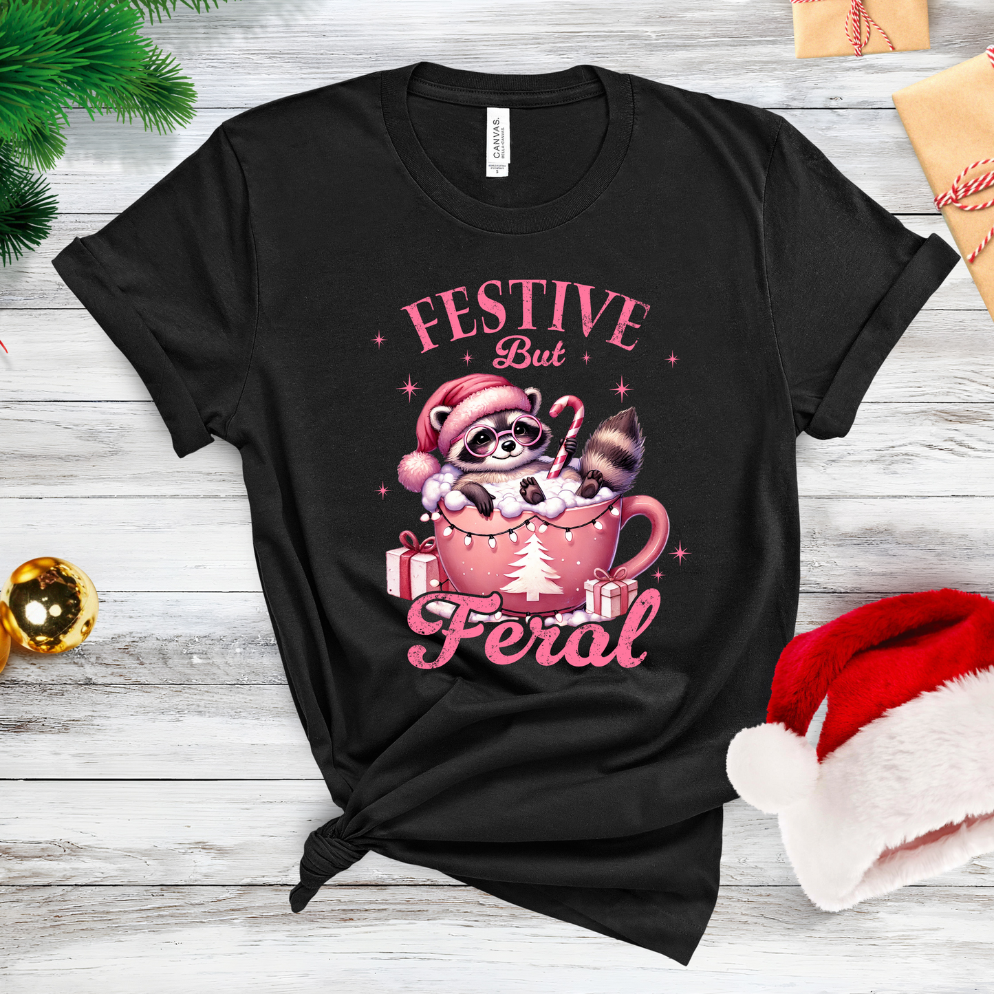 ***PREORDER*** Festive but Feral Tee