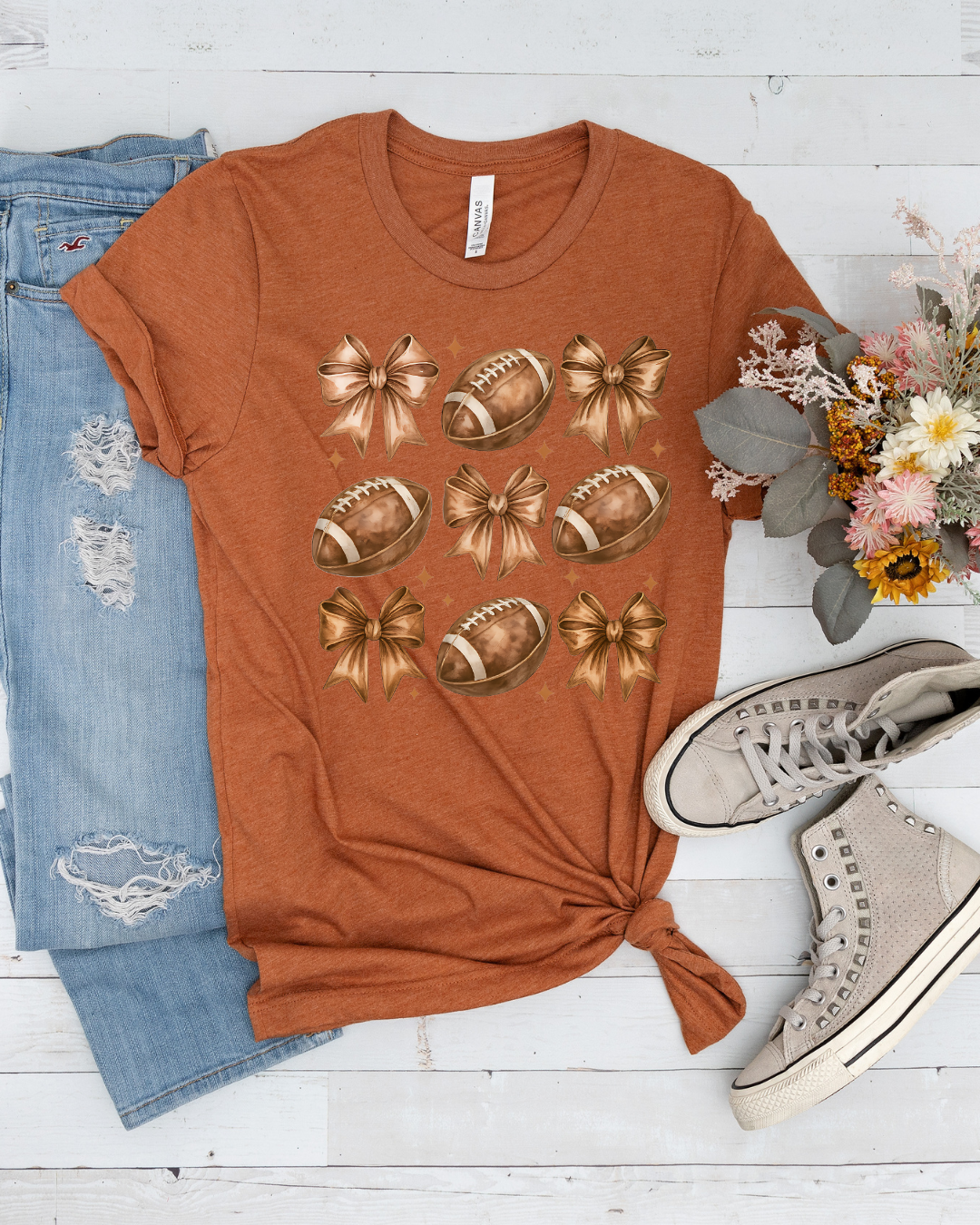 ***PREORDER*** Footballs & Bows