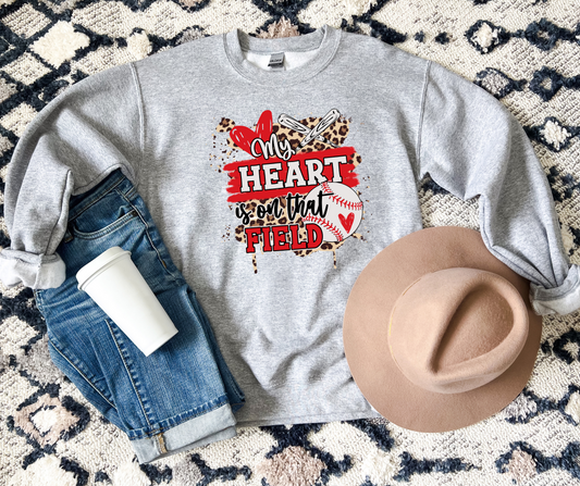 Baseball My Heart Sweatshirt