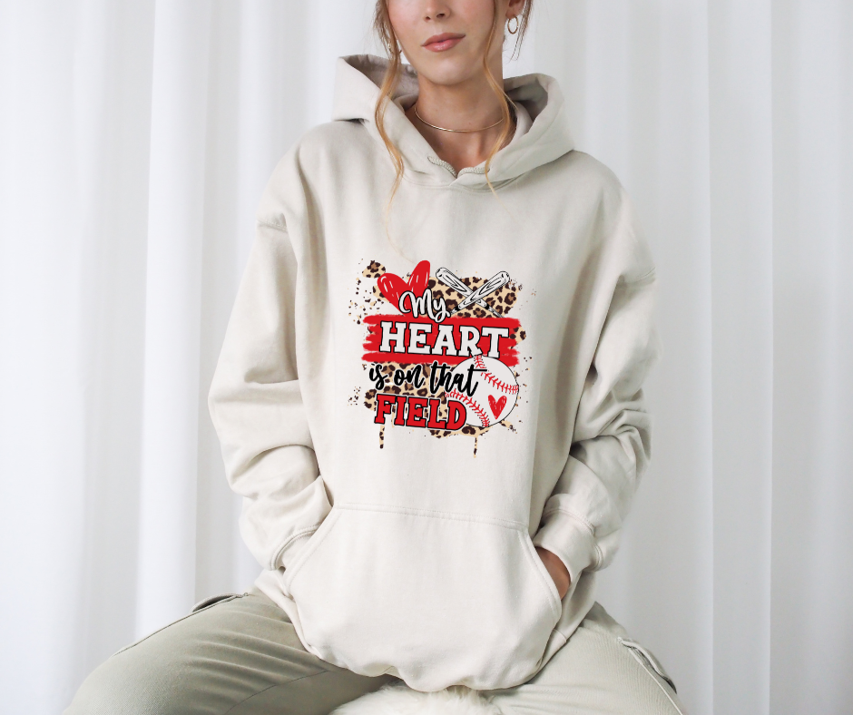 Baseball My Heart Hoodie