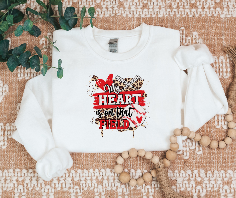 Baseball My Heart Sweatshirt