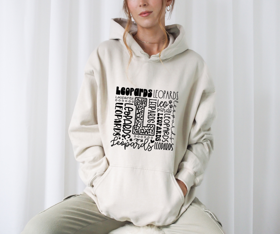 Leopards Collage Hoodie