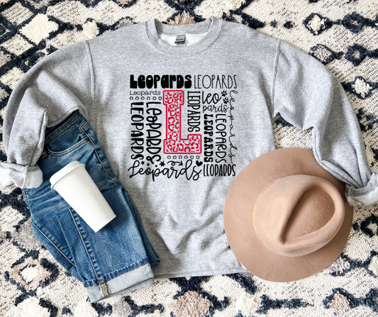 Leopards Collage Sweatshirt