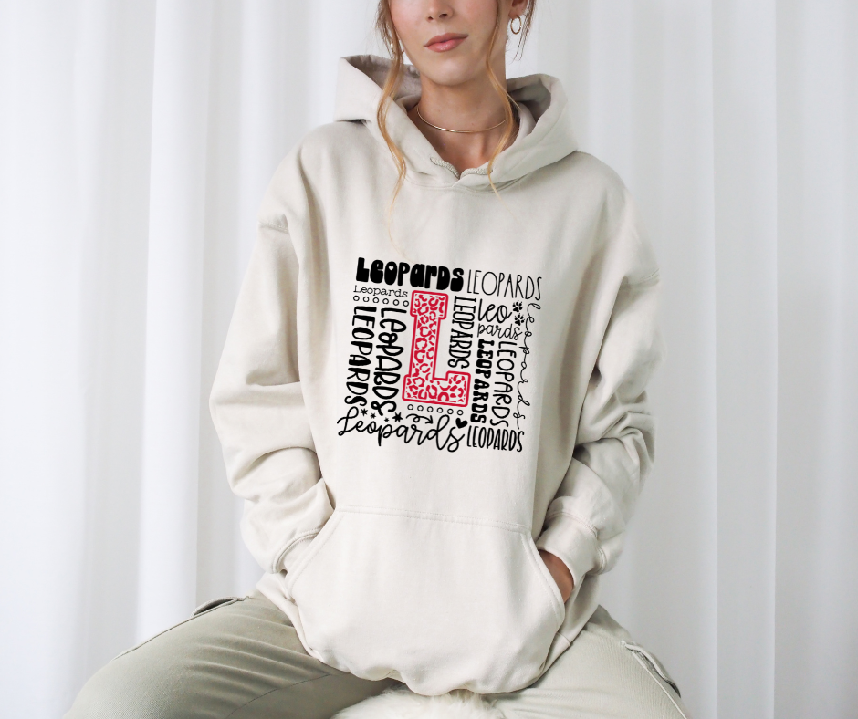 Leopards Collage Hoodie