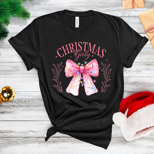 ***PREORDER***  Christmas Girly Tee