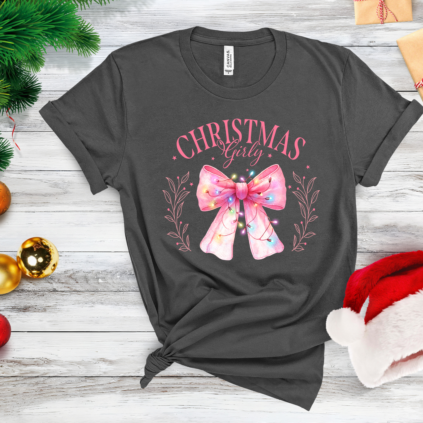 ***PREORDER***  Christmas Girly Tee