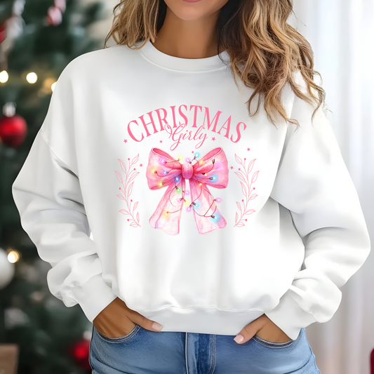 ***PREORDER*** Christmas Girly Sweatshirt