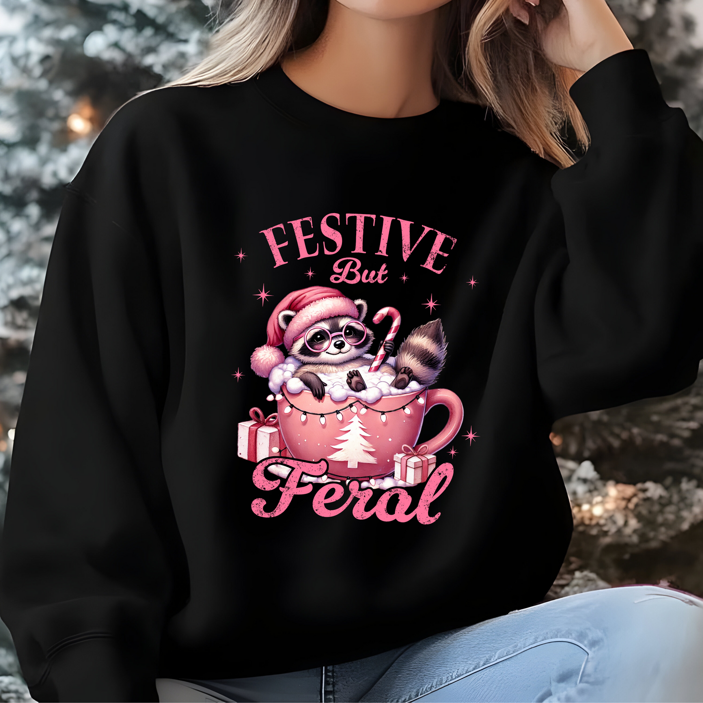 ***PREORDER*** Festive but Feral Sweatshirt