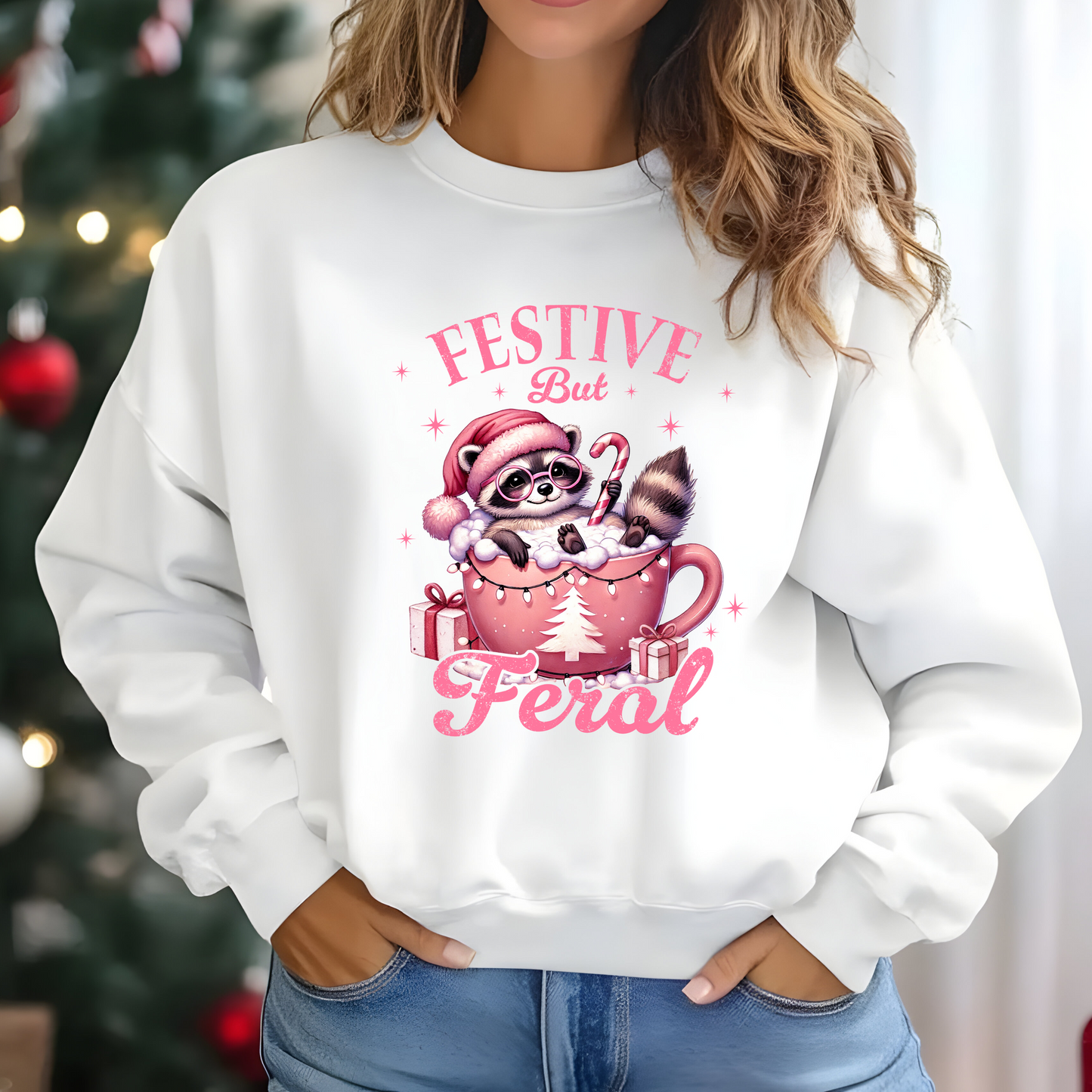 ***PREORDER*** Festive but Feral Sweatshirt