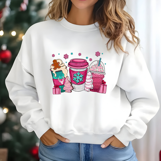 ***PREORDER*** Hot Pink Coffee Sweatshirt