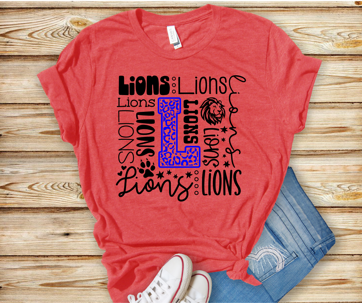 Lions Collage Tee