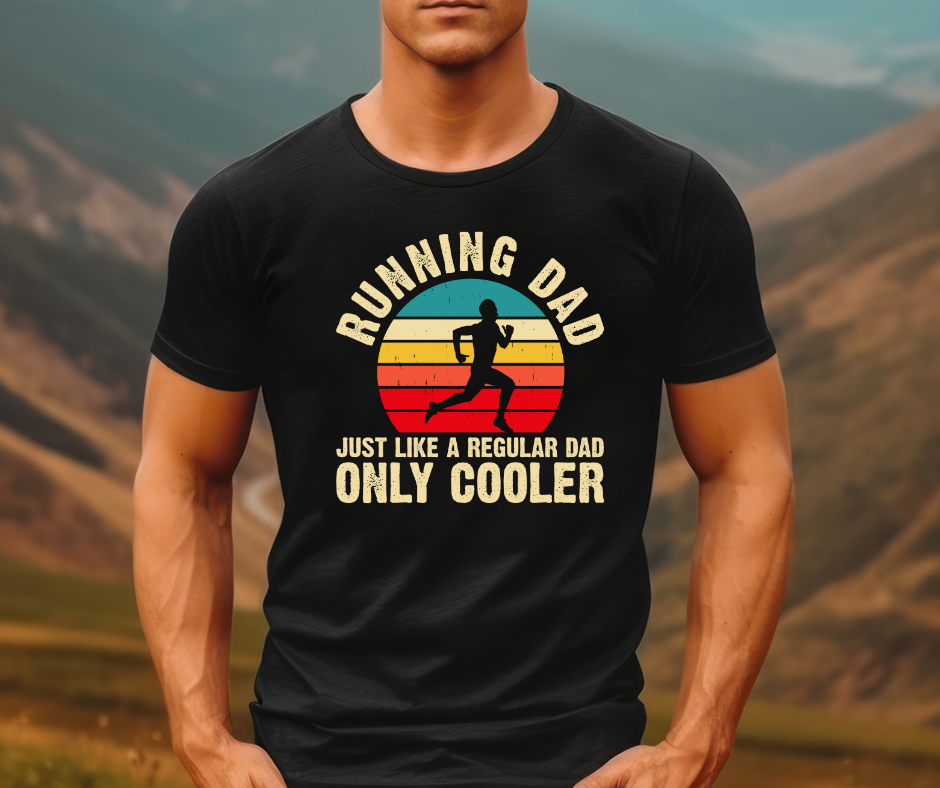 ***PREORDER*** Mens Running Dad Only Cooler Tee