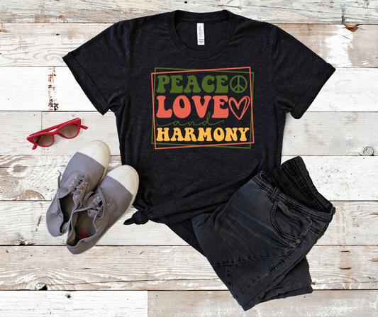 ***PREORDER*** Peace Love Harmony Tee