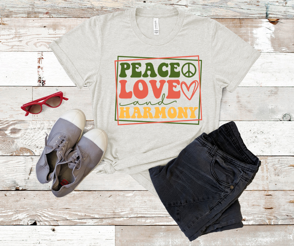 ***PREORDER*** Peace Love Harmony Tee