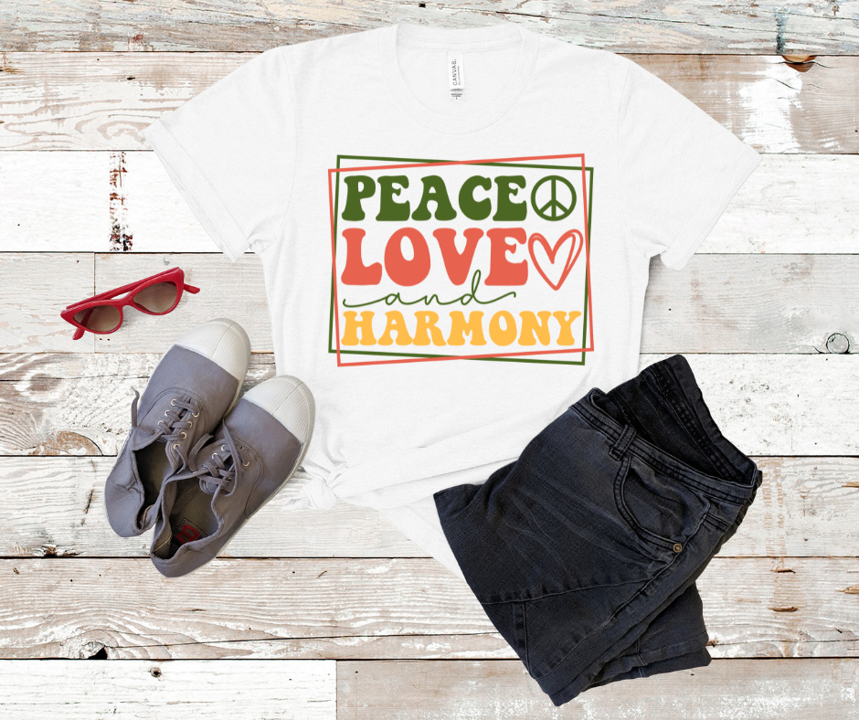 ***PREORDER*** Peace Love Harmony Tee