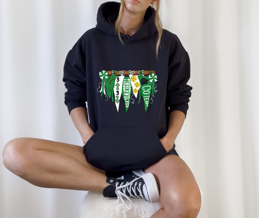 Timberwolves Softball Pennant Hoodie