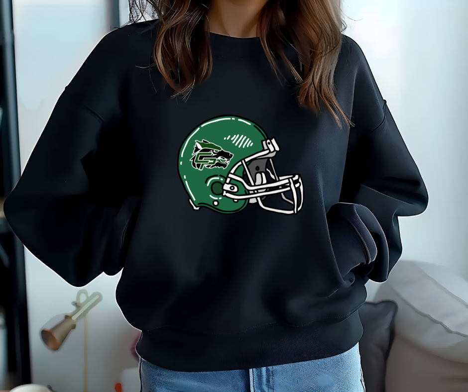 ***PREORDER*** Timberwolves Football Cartoon Helmet Sweatshirt