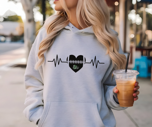 ***PREORDER*** Timberwolves Football Heartbeat Hoodie