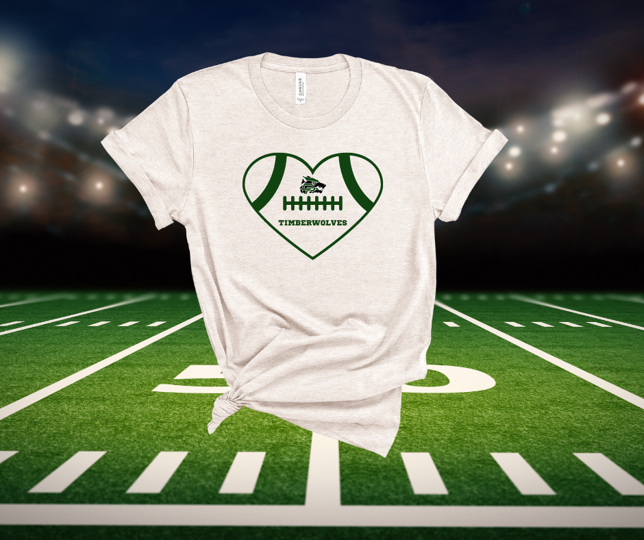 ***PREORDER*** Timberwolves Football Heart