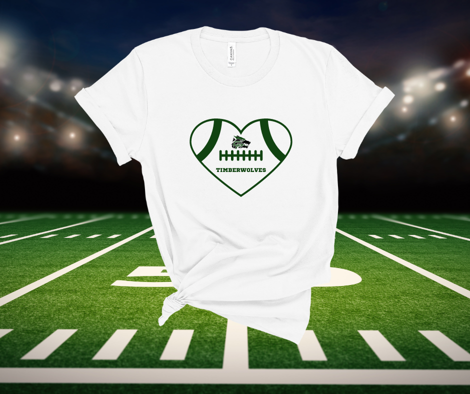 ***PREORDER*** Timberwolves Football Heart