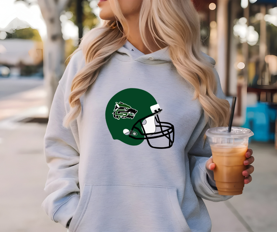 ***PREORDER*** Timberwolves Football Helmet Sweatshirt