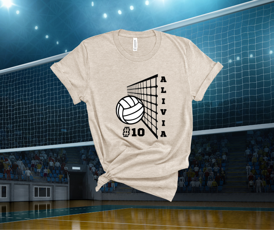 ***PREORDER*** Custom Volleyball Tee