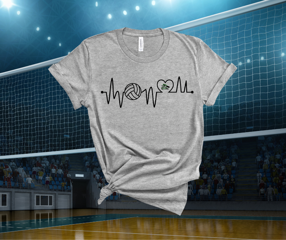 ***PREORDER*** Timberwolf Volleyball Heartbeat Tee