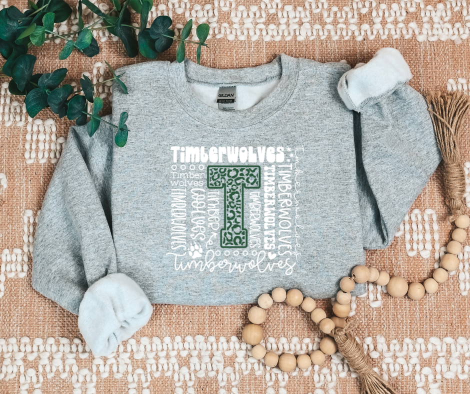 Timberwolves Collage Sweatshirt