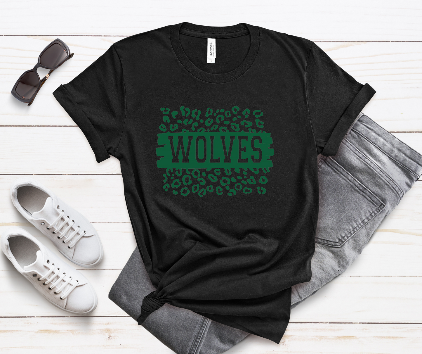 ***PREORDER*** Wolves Leopard Tee