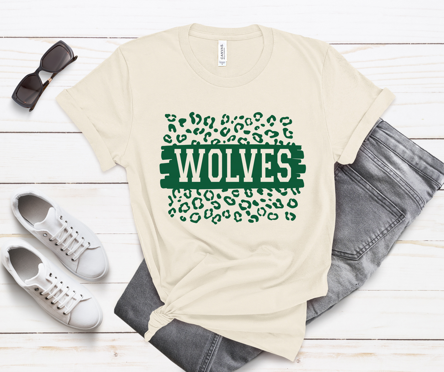 ***PREORDER*** Wolves Leopard Tee