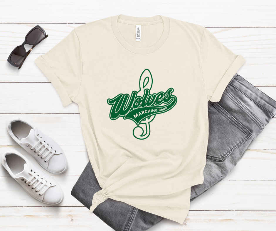 ***PREORDER*** Wolves Marching Band Script Tee