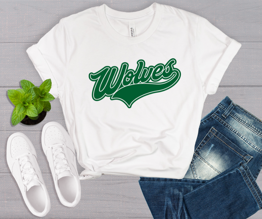 ***PREORDER*** Wolves Script Tee