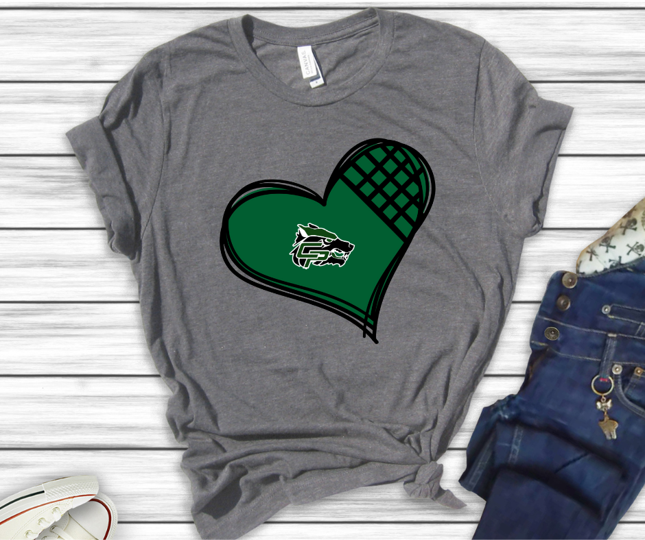 ***PREORDER*** Wolves Tennis Heart Tee