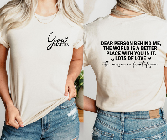 ***PREORDER*** You Matter Tee